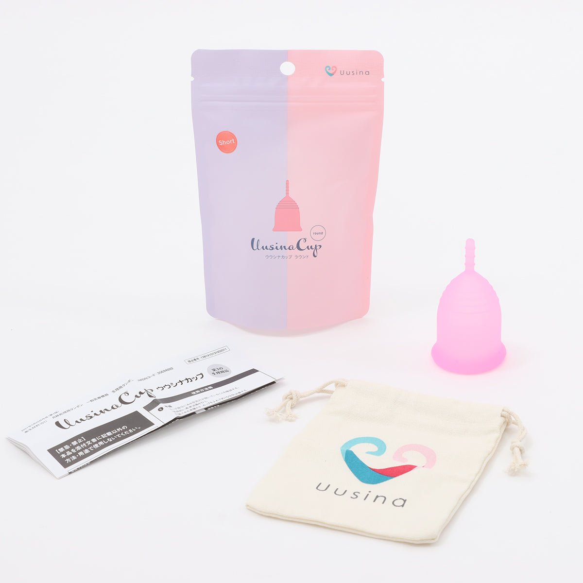 Uusina（ウウシナ）月経カップ ラウンドタイプ 生理用品 生理カップ タンポン 経血カップ 初心者 ナプキン不要 月経ディスク - Uusina（ウウシナ）公式