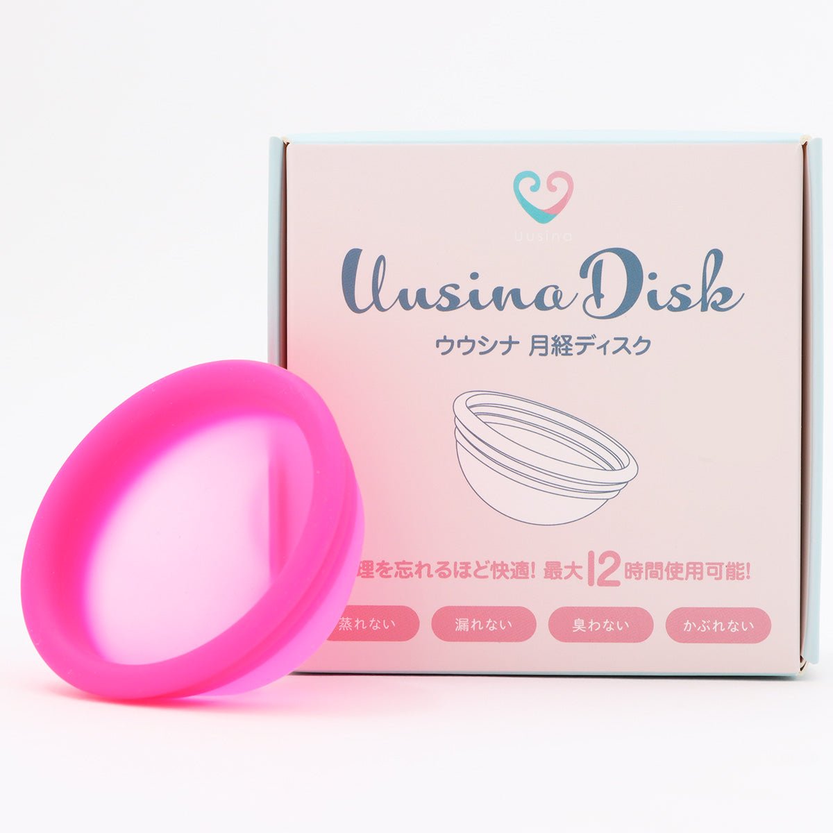 Uusina disk（ウウシナ ディスク）月経ディスク 生理用品 生理カップ タンポン 経血カップ 初心者 ナプキン不要 月経カップ 大容量 長時間 - Uusina（ウウシナ）公式